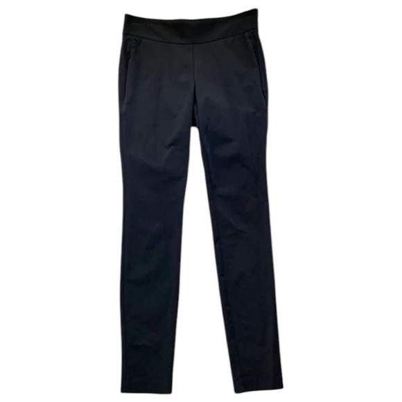 Aritzia Wilfred Free Pants Skinny Straight Leg Trouser Mid rise Black Size 2 - Picture 1 of 12